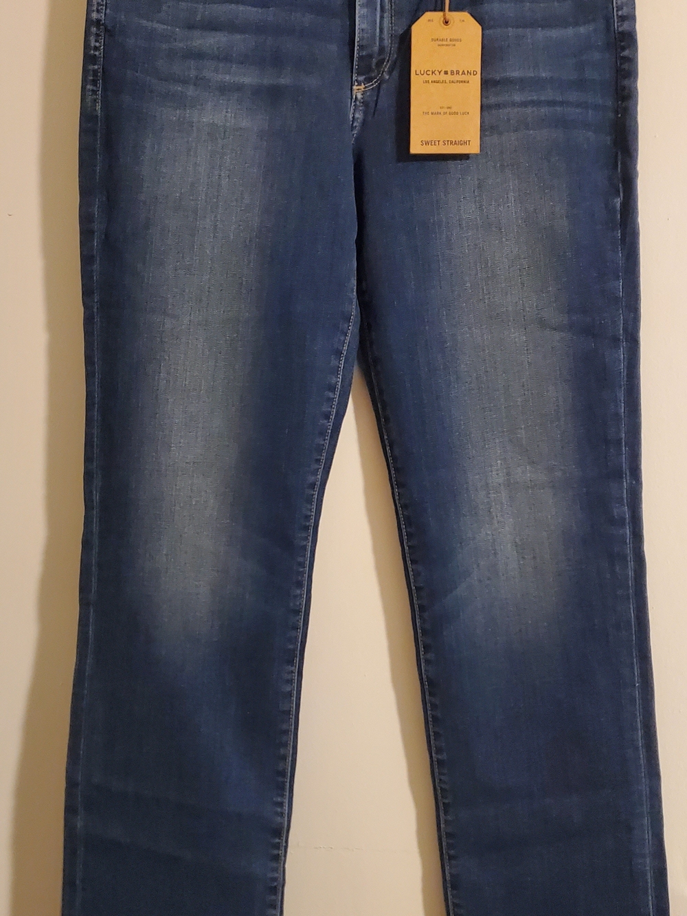 Lucky Brand Straight Leg Jeans - Medium Blue Wash